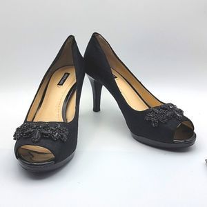 ALEX MARIE Black Heels.  SIZE 9M.  S903